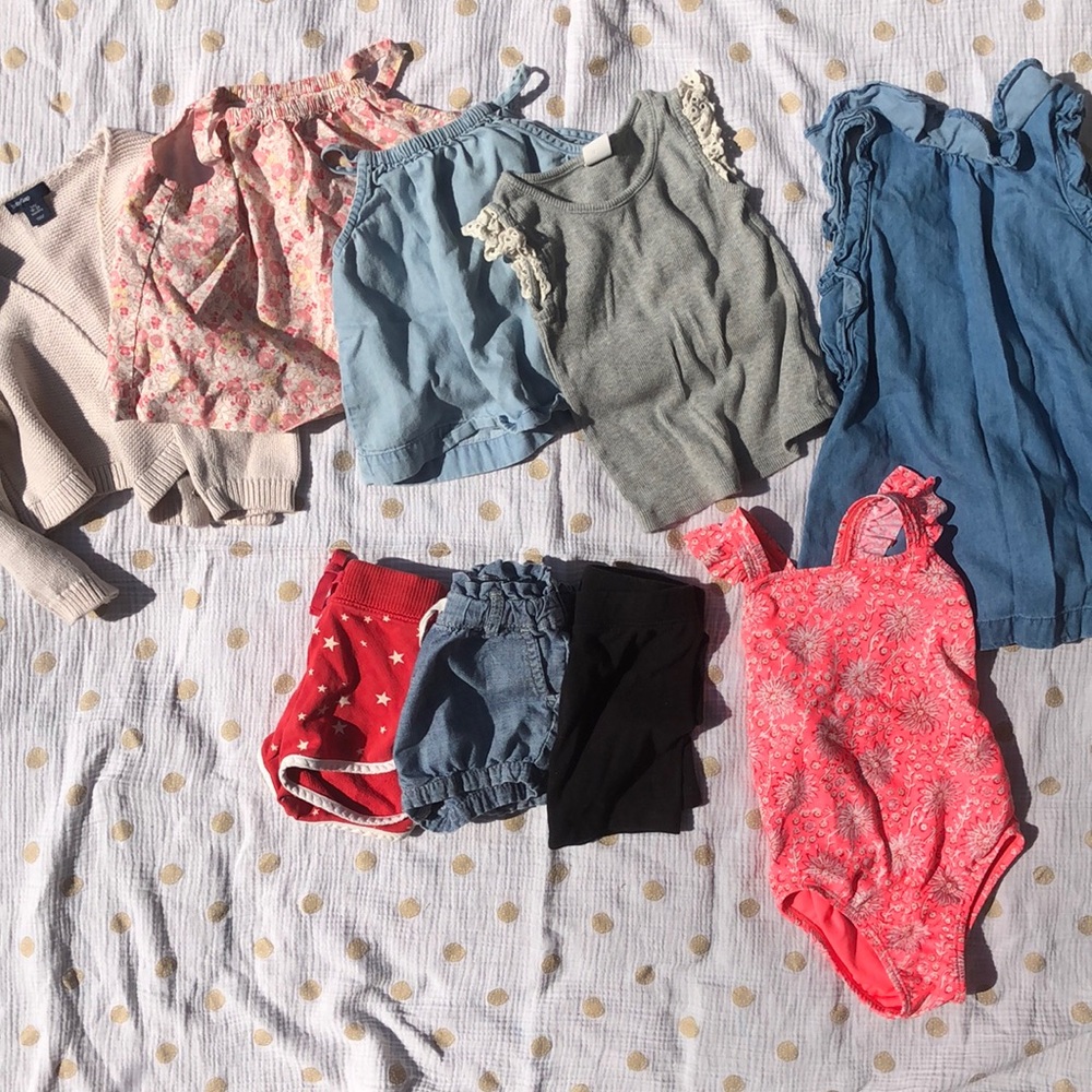 SUMMER WARDROBE BABY GAP 18-24 MONTHS BUNDLE